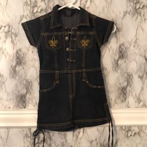 Used girls size 4 jean dress